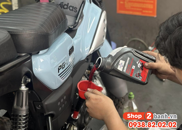 Yamaha pg-1 nên thay nhớt loại nào tốt để đi đường dài về quê ăn tết - 8