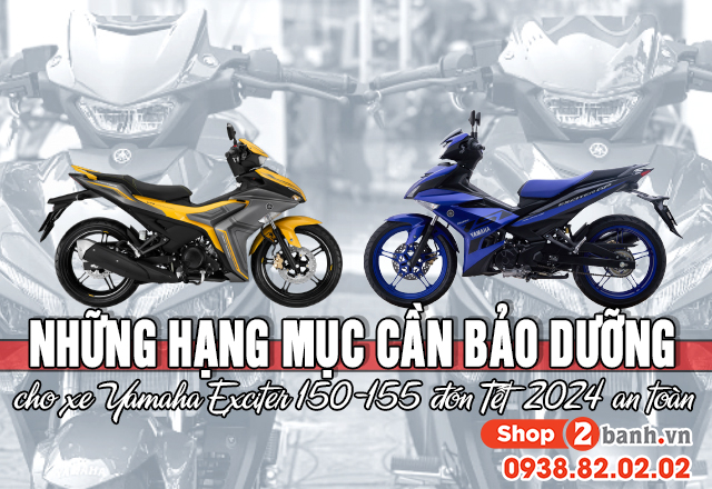 Những hạng mục cần bảo dưỡng xe yamaha exciter 155-150 đón tết 2025 an toàn - 1