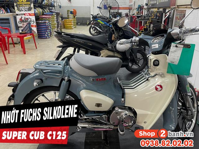 Xe cub c125 thay nhớt fuchs silkolene pro 10w40 đi bao nhiêu km mới thay lại - 1