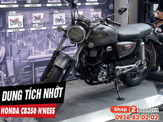 Dung tích nhớt xe mô tô honda cb350 hness bao nhiêu lít - 1