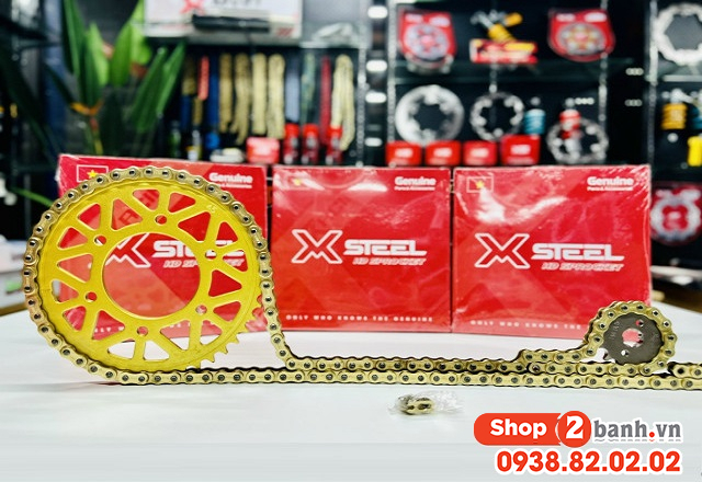 Tổng hợp nhông sên dĩa cho exciter 150 thay dịp cuối năm đón tết - 2