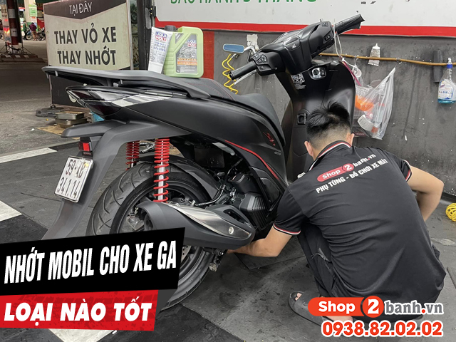Nhớt mobil cho xe tay ga loại nào tốt nhất hiện nay - 1