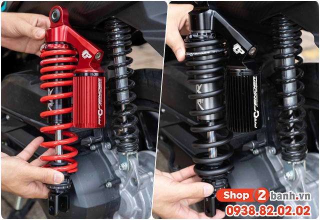 Phuộc profender cho mio m3 125 loại nào chạy nhún êm nhất - 2
