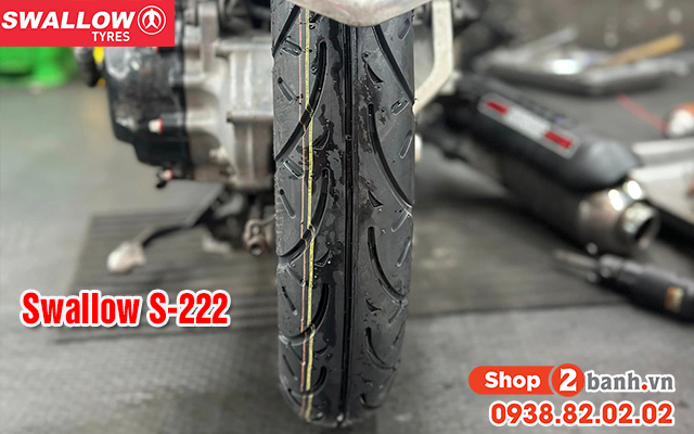 Xe airblade thay vỏ swallow s-222 có bám đường tốt không - 3