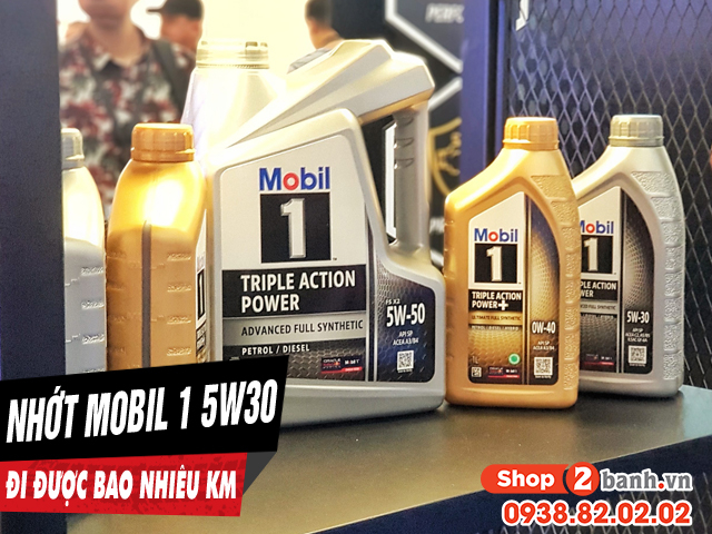 Nhớt mobil 1 5w30 chạy được bao nhiêu km thì mới thay - 1