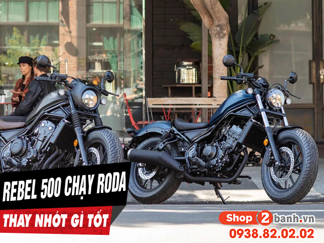 Xe mô tô rebel 500 chạy roda thì thay nhớt máy như thế nào - 1