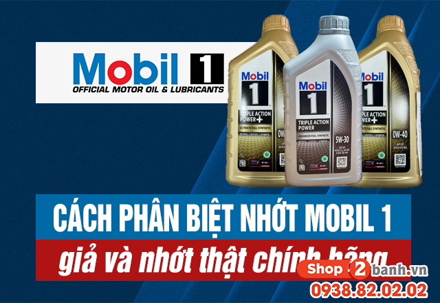Cách nhận biết nhớt mobil 1 giả và nhớt thật chính hãng - 1
