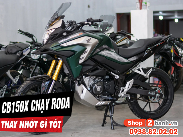 Xe honda cb150x chạy roda thì thay nhớt máy như thế nào - 1