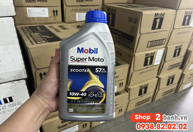 Thay nhớt mobil super moto scooter 10w40 cho xe vision đi xa có tốt không - 3
