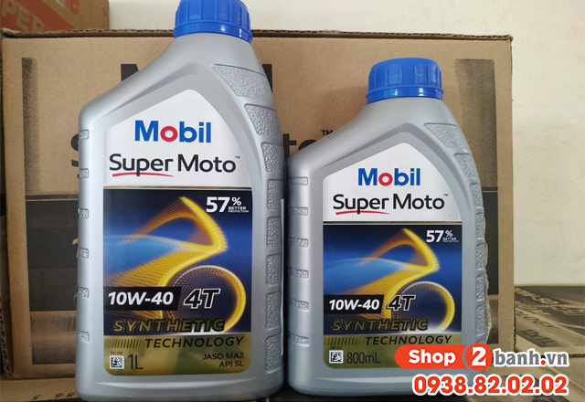 Yamaha sirius thay nhớt mobil super moto 10w40 chạy có êm và mát máy không - 2