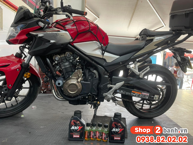 Xe mô tô honda cb500f thay nhớt bao nhiêu lít - 5