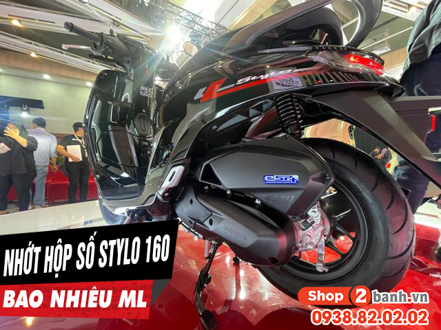Nhớt hộp số xe stylo 160 bao nhiêu ml nên thay loại nào tốt - 1