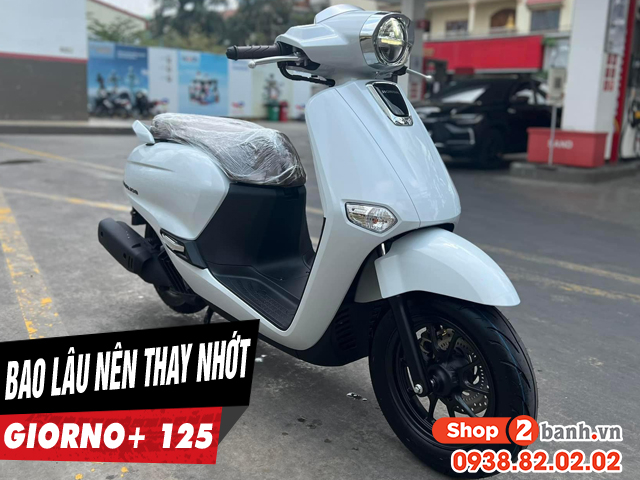 Xe tay ga honda giorno 125 đi bao lâu thì nên thay nhớt - 1