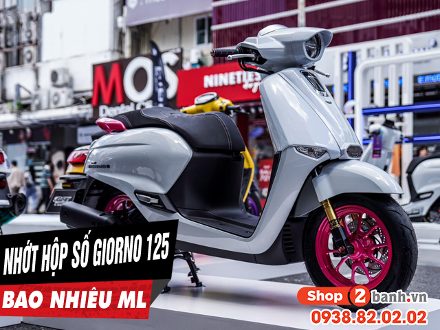 Nhớt hộp số xe honda giorno 125 bao nhiêu ml nên thay loại nào tốt - 1