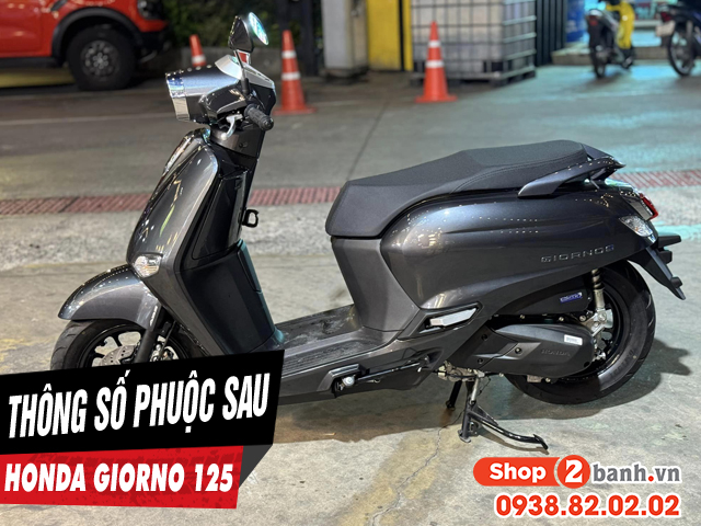 Thông số phuộc sau honda giorno 125 cao bao nhiêu mm - 1