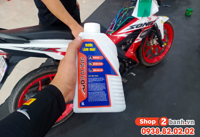 Bình nước mát xe sonic 150 nằm ở đâu châm nước làm mát chỗ nào - 1
