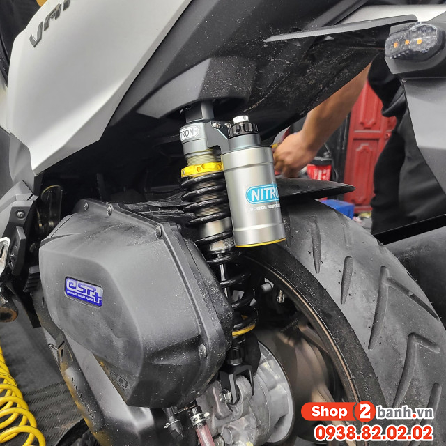 Thay phuộc nhún giảm xóc sau xe vario 160 giá bao nhiêu - 7