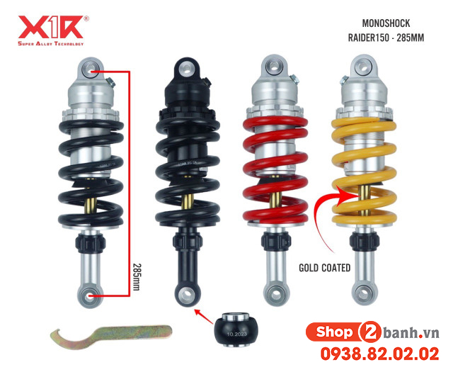 Tư vấn lên phuộc sau x1r cho xe raider 150 có tốt không - 3