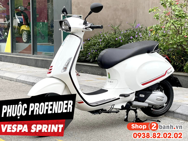 Tư vấn lên phuộc profender cho xe vespa sprint có tốt không - 1