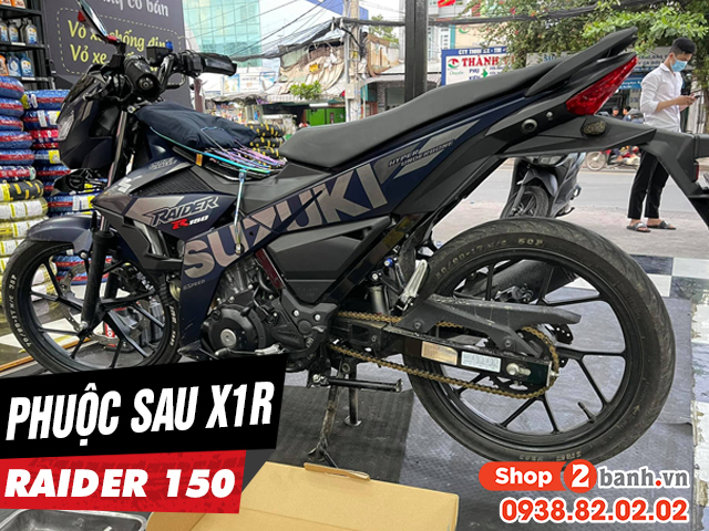 Tư vấn lên phuộc sau x1r cho xe raider 150 có tốt không - 1
