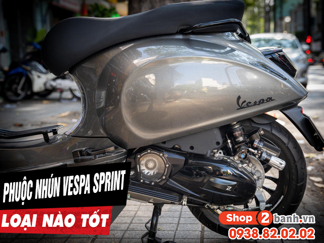 Nên chọn mua phuộc nhún giảm xóc xe vespa sprint loại nào tốt nhất - 1