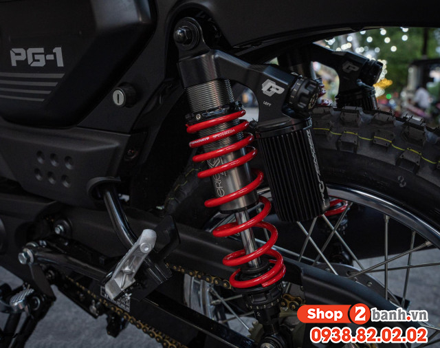 Nâng cấp phuộc sau profender cho xe yamaha pg-1 nhún có êm không - 2