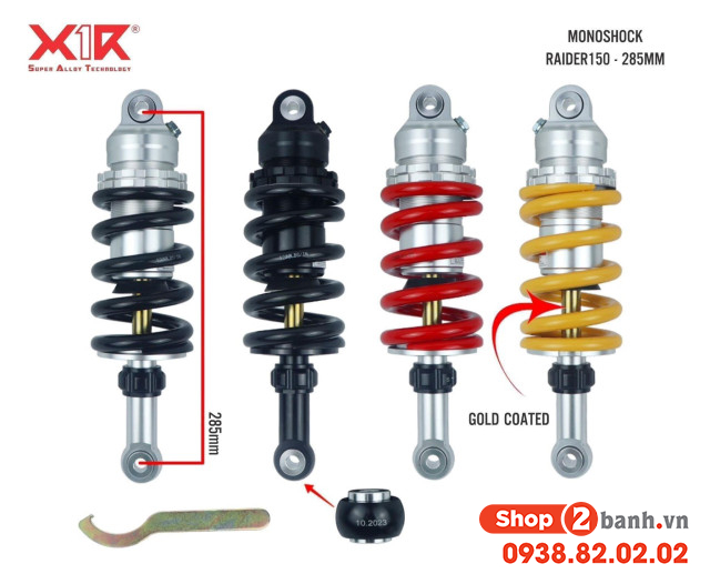 Thông số phuộc sau satria 150 cao bao nhiêu thay loại nào tốt - 3