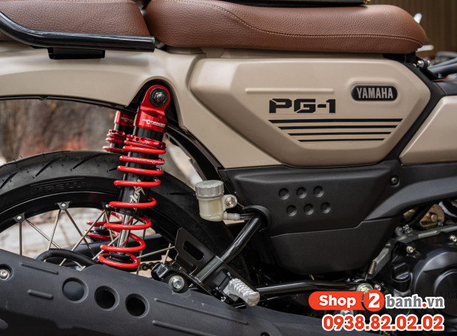 Nâng cấp phuộc sau profender cho xe yamaha pg-1 nhún có êm không - 5