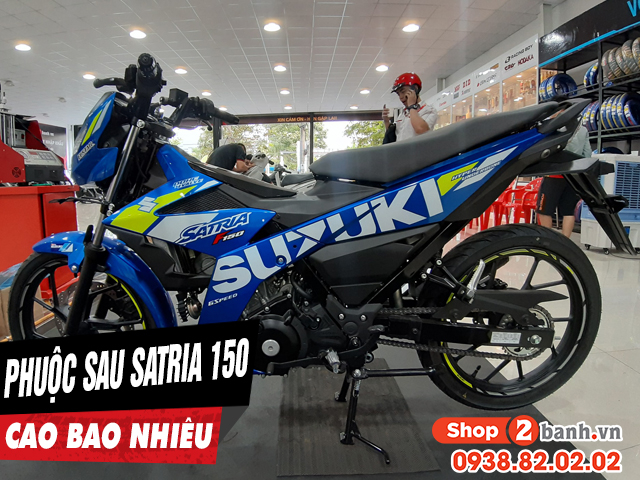 Thông số phuộc sau satria 150 cao bao nhiêu thay loại nào tốt - 1
