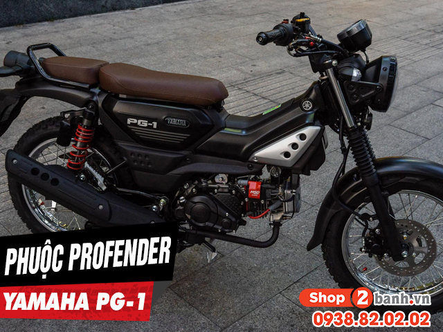 Nâng cấp phuộc sau profender cho xe yamaha pg-1 nhún có êm không - 1