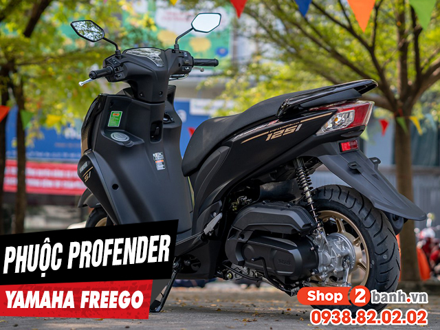 Nâng cấp phuộc sau profender cho xe yamaha freego nhún có êm không - 1