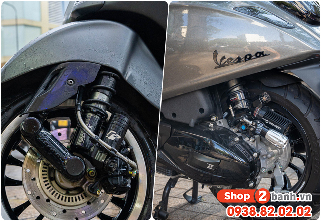 Thông số phuộc sau vespa primavera cao bao nhiêu thay loại nào tốt - 4