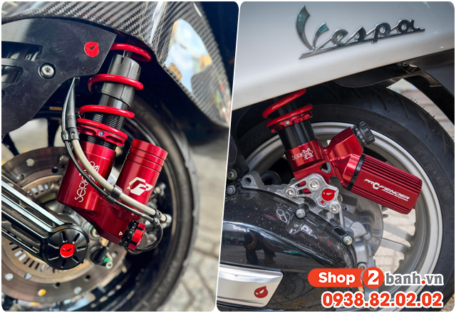 Thông số phuộc sau vespa sprint cao bao nhiêu thay loại nào tốt - 4