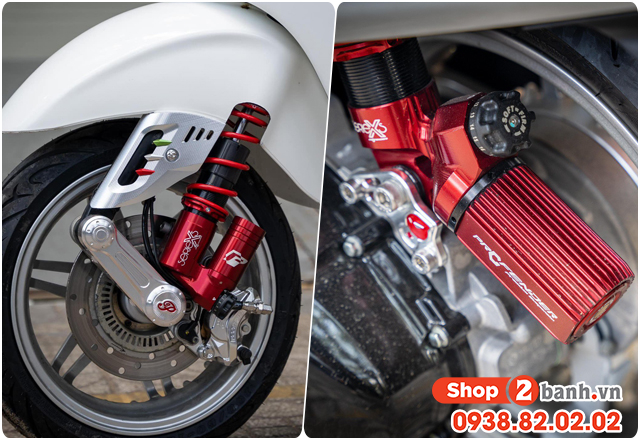 Thay phuộc nhún giảm xóc xe vespa primavera giá bao nhiêu - 4