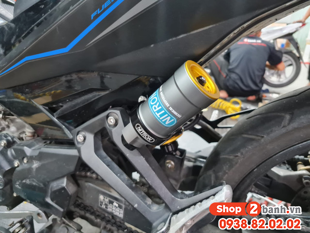 Thay phuộc nhún giảm xóc sau xe exciter 155-150 giá bao nhiêu - 7