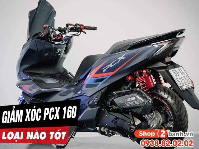 Thay phuộc nhún giảm xóc sau xe pcx 160 giá bao nhiêu - 1