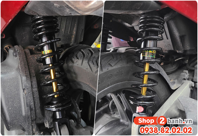 Thay phuộc nhún giảm xóc sau xe pcx 125-150 giá bao nhiêu - 4
