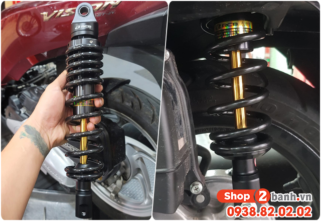 Thông số phuộc nhún sau xe yamaha grande cao bao nhiêu mm - 6
