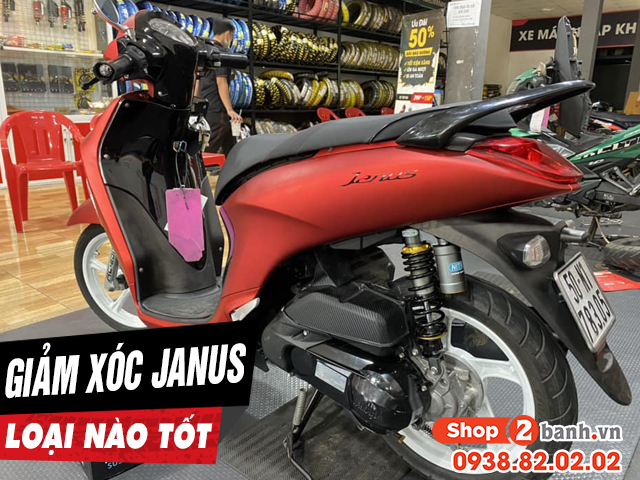 Thay phuộc nhún giảm xóc sau xe janus giá bao nhiêu - 1