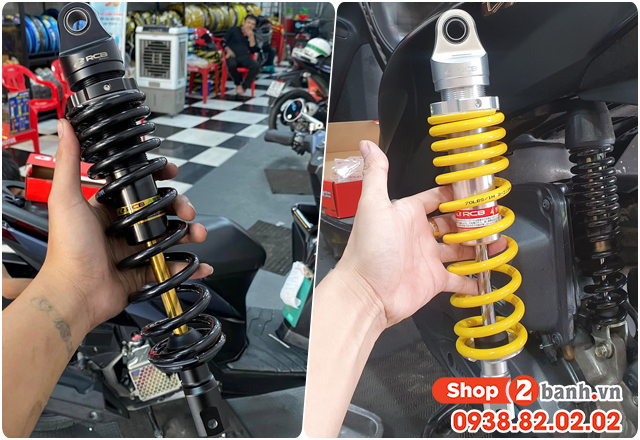 Thay phuộc nhún giảm xóc sau xe grande giá bao nhiêu - 5