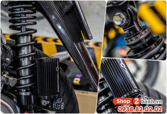 Tổng hợp phuộc sau xe yamaha fazzio 125 nhún êm đẹp mới nhất hiện nay - 5