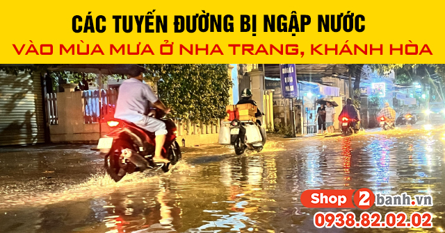 Các tuyến đường bị ngập nước vào mùa mưa ở nha trang khánh hòa - 1