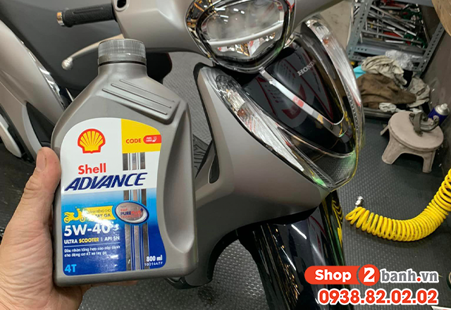 Xe honda sh mode mới mua chạy bao nhiêu km thì nên thay nhớt - 5