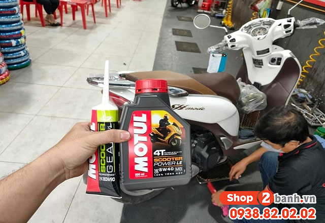 Xe honda sh mode mới mua chạy bao nhiêu km thì nên thay nhớt - 2