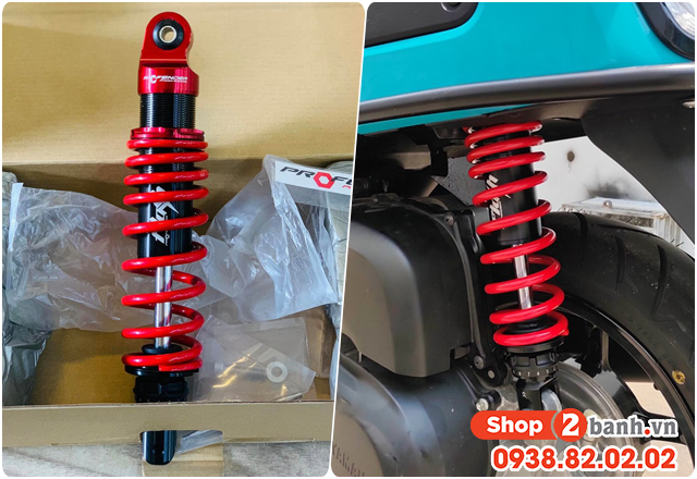 Thay phuộc nhún giảm xóc sau xe yamaha fazzio 125 giá bao nhiêu - 4