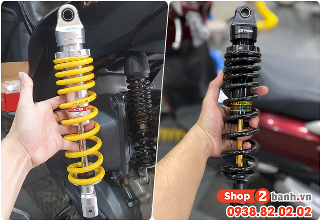 Phuộc rcb cho yamaha fazzio 125 loại nào đi êm và bền nhất - 3