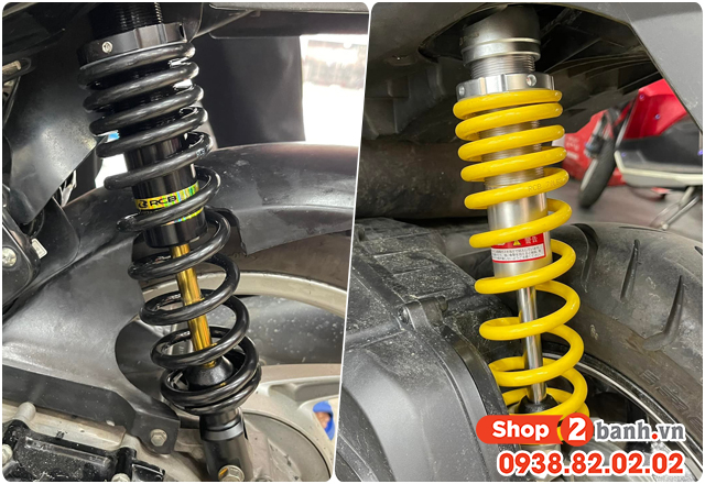 Thay phuộc nhún giảm xóc sau xe yamaha fazzio 125 giá bao nhiêu - 5