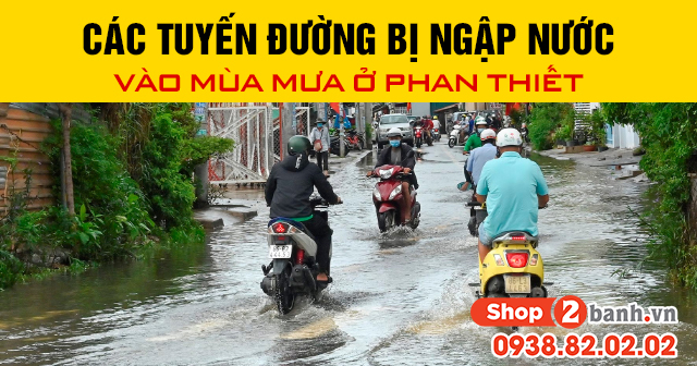 Các tuyến đường bị ngập nước vào mùa mưa ở phan thiết - 1