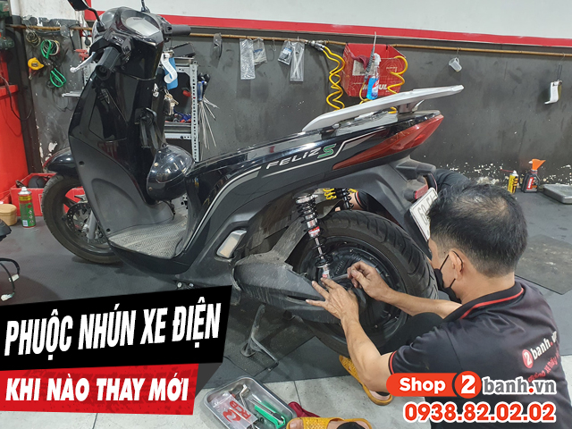 Khi nào nên thay phuộc nhún xe máy điện - 1