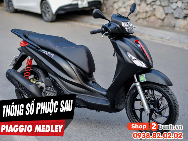 Thông số phuộc sau piaggio medley cao bao nhiêu thay loại nào tốt - 1